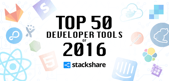 top 50 developer tools of 2016